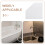 1Pair Adhesive Acrylic Shower Corner Water Splash Guards for Bathroom 5