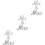 3Sets Silver Mr and Mrs Wood Sign Romantic Wedding Table Decoration 4