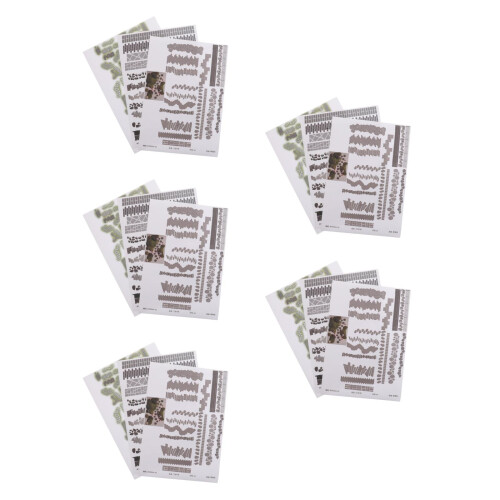 Stickers Pavage Miniature Auto-Adhésifs Pour Dioramas 2