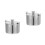 2Sets Stainless Steel Condiment Jars with Spoon Silver for Kitchen Use 6