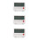 3Pcs Compact White Plastic Digital Alarm Clock for Home and Travel 5