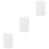 3Pcs White Glass Lamp Shades Replacement for Hanging Lights 5