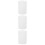 3Pcs White Glass Lamp Shades Replacement for Hanging Lights 8