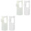 4Pcs Assorted Color Nylon Flute Mouthpieces Durable Blow Aid Accessory 2