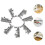 80Pcs Grey Plastic Din Rail Carrier Clips Reliable Rail Fasteners 8