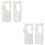 4Pcs Assorted Color Nylon Flute Mouthpieces Durable Blow Aid Accessory 5