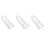 3Pcs Thick Flannel Robe Belt White Adjustable for Daily Use Bathrobes 3