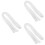 3Pcs Thick Flannel Robe Belt White Adjustable for Daily Use Bathrobes 5