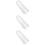 3Pcs Thick Flannel Robe Belt White Adjustable for Daily Use Bathrobes 7