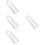 4Pcs White Flannel Bathrobe Belt for Daily Use Comfortable Robe Strap 6