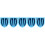 5Pcs Blue Silicone Mixing Cups for DIY Epoxy Glue Pigment Storage 10