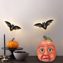Décoration de citrouille d'Halloween, ornement de visage