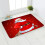 Gebreide kerstsokken met rode letter L 1
