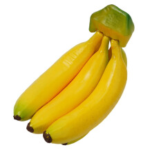 Taispeántas Samhail Torthaí Plaisteach Banana Saorga 5 phíosa