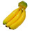 Banana artificiale, modello di frutta in plastica, espositore, 5 pezzi 1