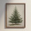 Decoração de parede com estampa vintage de árvore de Natal, 30x40 cm (12x16 polegadas) 4