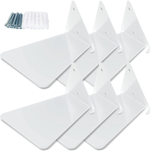 Étagère murale invisible flottante en fer, 30 cm