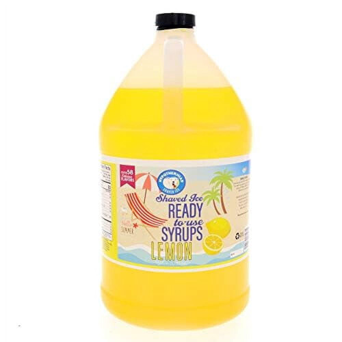 Lemon Hawaiian Snow Cone Syrup 128 fl oz