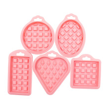 Waffelform-Set aus lebensmittelechtem Silikon – 5-teilig