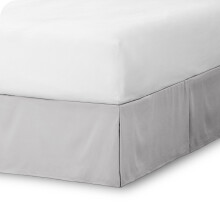 Jupe de lit Bare Home à double brossage, 38 cm de hauteur, taille XL légère