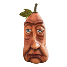 Sculpture de citrouille d'Halloween en résine SDJMa (1 pièce)