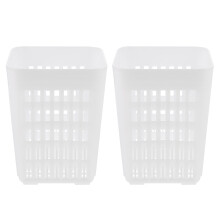 Cesta para cubiertos de lavavajillas, PP blanco, 2 unidades