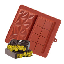 Silicone Chocolate Bar Mold, Deep Cavity, 12-Cavity