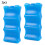 Pack de glace réutilisable et profilé pour 6 canettes – Lot de 2 1