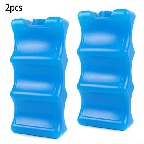 Pack de glace réutilisable et profilé pour 6 canettes – Lot de 2