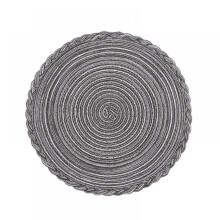 Woven Spiral Cotton Placemats 15 Inch Round