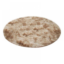 Patgoal Round Shag Area Rug for Girls' Bedroom – Rainbow