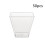 Ensemble de 50 verrines carrées avec cuillère, 60 ml 1