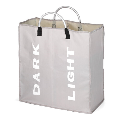 2-Section Foldable Laundry Bag, 600D Oxford Cloth,