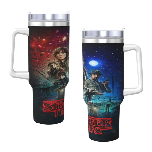 Vaso térmico de acero inoxidable de 40 oz de Stranger Things