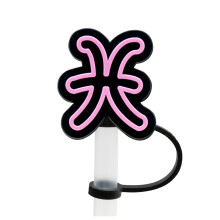 Couvercle de paille en silicone en forme de nuage pour pailles de 6 Ă 8 mm