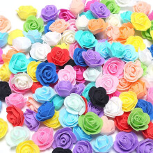 Visland50 Stück PE Mini-Rosenblütenköpfe3cm
