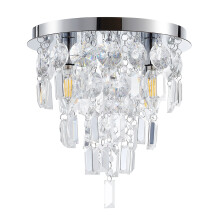 Nowoczesna lampa sufitowa z 4 światłami Crystal Flush Mount