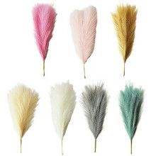 Féar Pampas Saorga 45cm 3 phíosa Síoda Bréige
