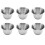 6-teiliges Edelstahl-Saucenbecher-Set, silberfarben 1
