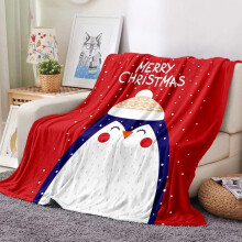Couverture de Noël en flanelle 100x130cm