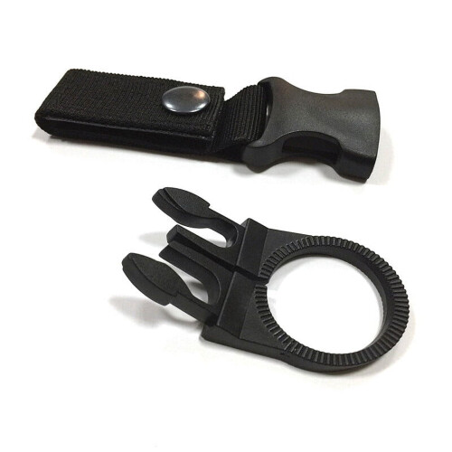 Porte-bouteille à clip pour ceinture – Noir
