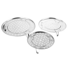 Ensemble de paniers vapeur en acier inoxydable – 3 tailles