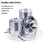 100er-Packung gold-silberne Cupcake-Förmchen aus Aluminiumfolie 2