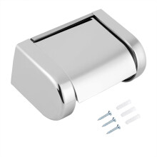 Porte-papier toilette mural en acier inoxydable