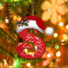 Hengsof wooden Christmas letters A-Z 26 pcs