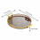 Bandeja de servir de plástico transparente de 31,5 x 27 x 3 cm. 3