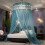Kyursd King Bed Canopy Set Elegant Lace Dome 1pc 2