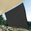 Sun Shade Sail Canopy2x2m HDPE Black 5