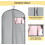 Set di custodie porta abiti da 10" e 4" con soffietto, da 50" e 65" 5