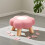 Tabouret rond en bois rose, 1 pièce 4